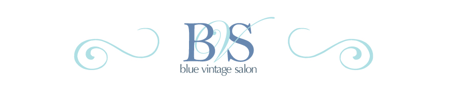 blue vintage salon